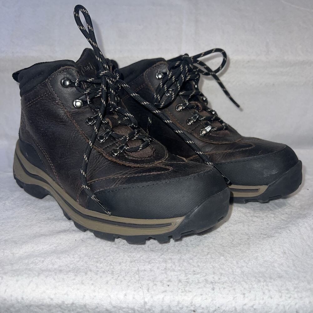 Timberland 22913M Brown Hiking Trail Ankle Boot Boy's Youth U.S. 4 Outdoors